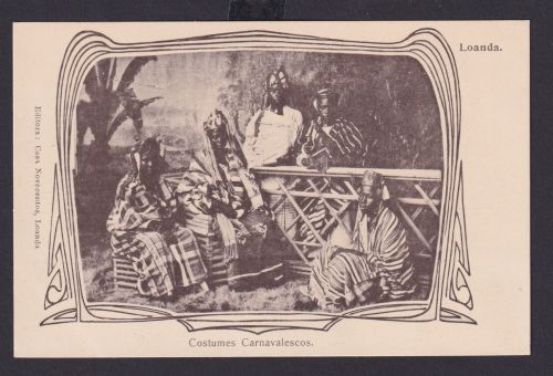 Ansichtkarte Afrika Angola Portugal Kolonien Jugendstil Loanda Hauptstadt
