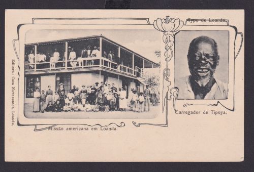 Ansichtkarte Afrika Angola Portugal Kolonien Jugendstil Loanda Hauptstadt