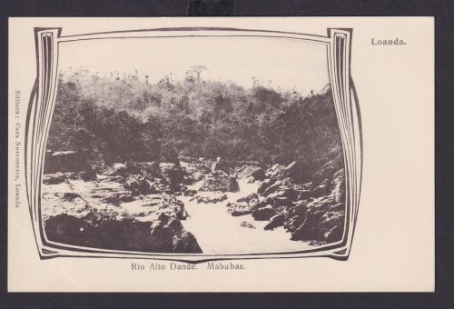 Ansichtkarte Afrika Angola Portugal Kolonien Jugendstil Rio Alto Dante