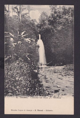 Ansichtkarte Afrika Angola Portugal Kolonien Fluss Wasserfall