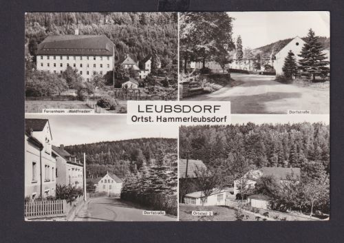 Ansichtskarte Leubsdorf Ortst, Hammerleubsdorf Sachsen Erholung Urlaub