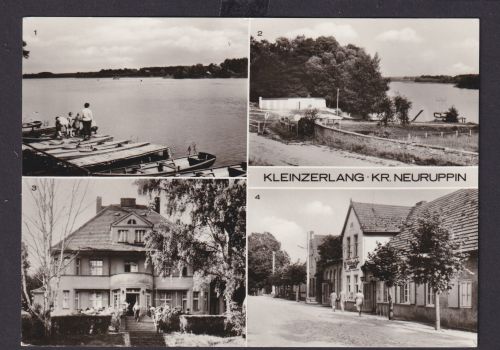 Ansichtskarte Kleinzerlang Kr. Neuruppin Brandenburg Erholung Urlaub Cafe