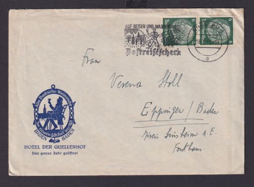 Breslau Schlesien Ostgebiete Deutsches Reich Drittes Reich Brief inter. SST