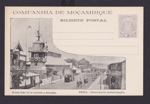 Mosambik Mozambique Afrika Portugal Kolonien selt. Bild Ganzsache Companhia de