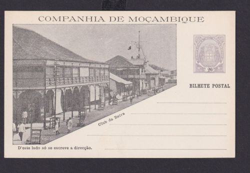 Mosambik Mozambique Afrika Portugal Kolonien selt. Bild Ganzsache Companhia de