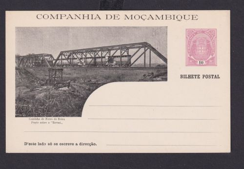 Mosambik Mozambique Afrika Portugal Kolonien selt. Bild Ganzsache Companhia de