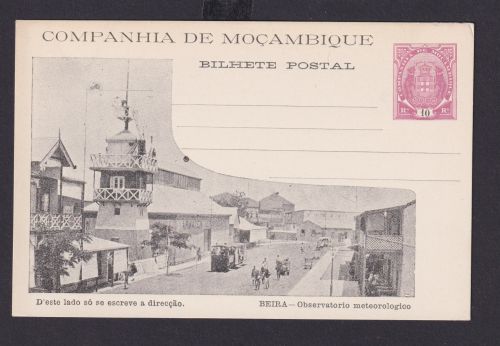 Mosambik Mozambique Afrika Portugal Kolonien selt. Bild Ganzsache Companhia de