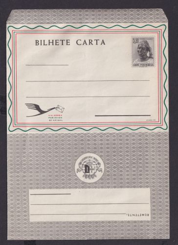 Flugpost Guinea-Bissau Portugiesisch-Guinea Portugal Kolonien seltene Ganzsache