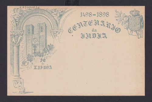 Portugisisch Indien Portugal Kolonien Ganzsache Afrika 20 Reis
