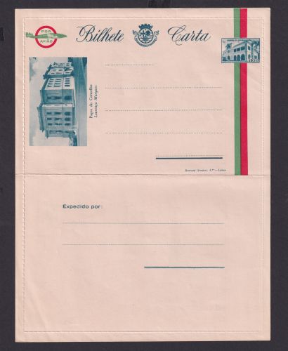 Mosambik Mozambique Afrika Portugal Kolonien selt. Ganzsache Kartenbrief 2,50 $