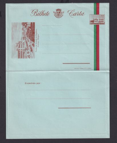 Mosambik Mozambique Afrika Portugal Kolonien selt. Ganzsache Kartenbrief 1,75 $