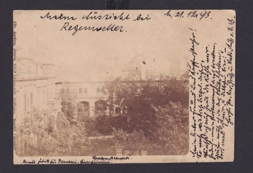 Vorläufer Privat Foto Ansichtskarte Spaten Brauerei München ab Thalkirchen b.