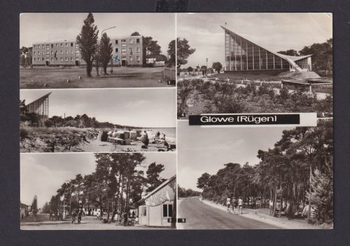 Ansichtskarte Glowe Rügen Mecklenburg Vorpommern Versch. Ansichten n. Berlin