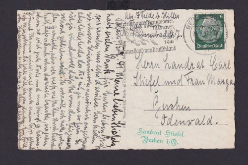 Berlin Deutsches Reich Drittes Reich Ansichtskarte Karte Sport Pferdesport SST