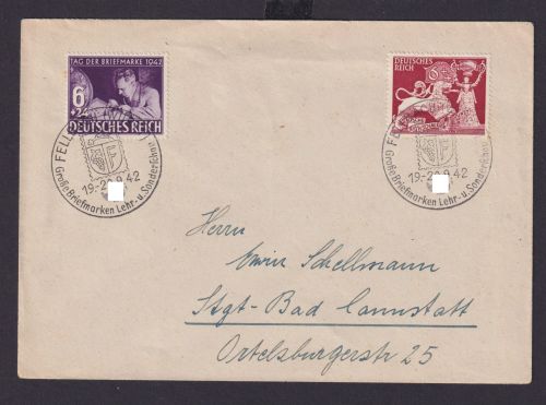 Deutsches Reich Drittes Reich Brief Baden Württemberg Philatelie SST Große