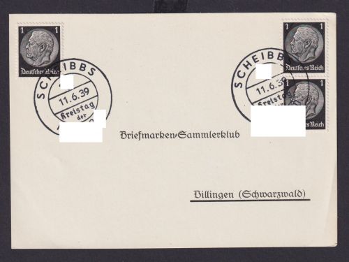 Ostmark Zusammendruck Scheibbs Österreich Deutsches Reich Drittes Reich Karte