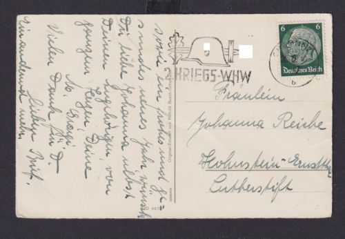 Chemnitz Sachsen Deutsches Reich Drittes Reich Ansichtskarte SST 2. Kriegs WHW