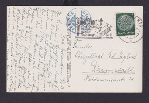 Dresden Sachsen Deutsches Reich Drittes Reich Ansichtskarte Postsache SST
