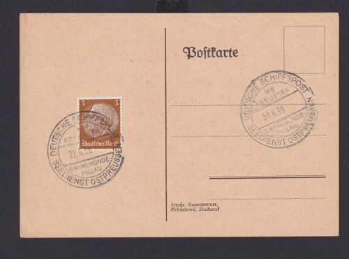 Swinemünde Pillau Deutsche Ostgebiete Swinoujscie Polen Deutsches Reich Drittes