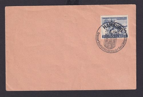 Hamburg Deutsches Reich Drittes Reich Brief Sport Pferdesport Anlass SST