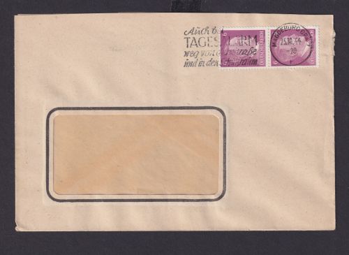 Zusammendrucke Magdeburg Sachsen Anhalt Deutsches Reich Drittes Reich Brief SST