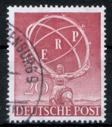 Berlin 71 ERP Industrie-Ausstellung Marshallplan sauber gestempelt Kat. 40,00
