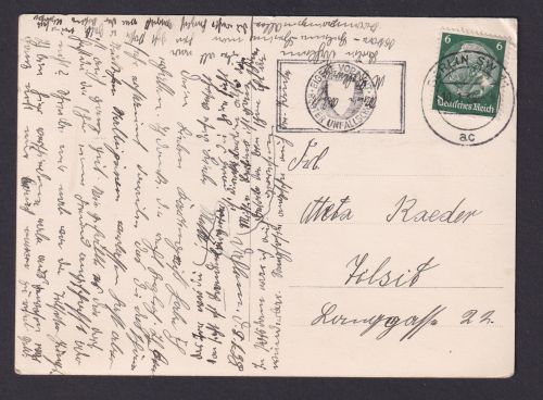 Berlin Deutsches Reich Drittes Reich Ansichtskarte SST Eigene Vorsicht Bester