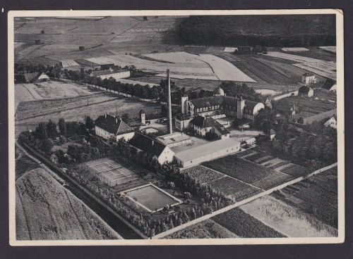 Ansichtskarte Doberg b. Bünde Westfalen Reklame Westfälisches Margarine Werk