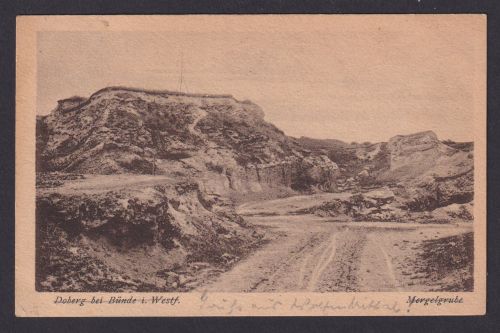 Ansichtskarte Doberg b. Bünde Westfalen Mergelgrube ab Wolfenbüttel n. Lehndorf