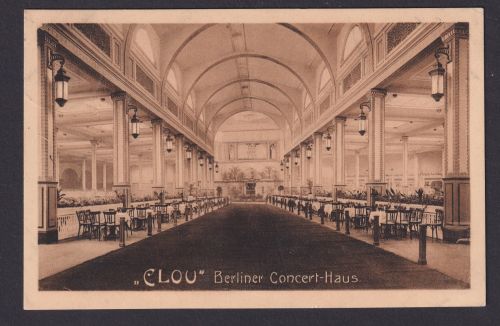 Ansichtskarte Berlin Clou Concert Haus Kultur n. Schwäbisch Hall Baden