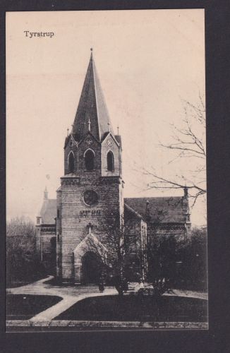 Ansichtskarte Tyrstrup Dänemark Kirche Verlag M. Lorenzen Christiansfeld