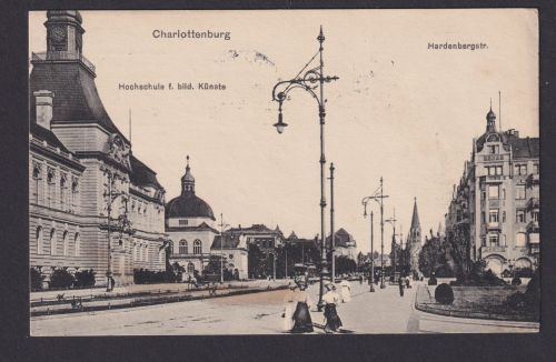 Ansichtskarte Charlottenburg Berlin Hochschule d. bildenden Künste Hardenberg