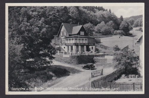 Ansichtskarte Brombach Taunus Hessen Gastronomie Gaststätte und Kurpension Haus