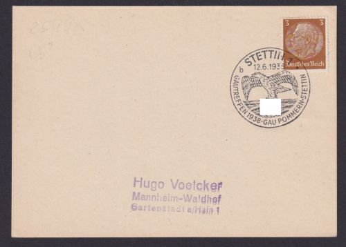 Stettin Pommern Deutsche Ostgebiete Szczecin Polen Deutsches Reich Karte