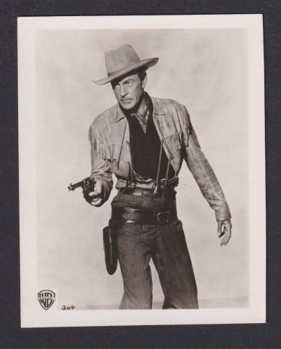 Starfoto Sammelbild Schauspieler Westernheld Warner Brothers Filmstudio