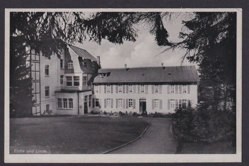 Ansichtskarte Au a.d. Sieg NRW Erholungsheim Hohe Grete Haus Eiche Haus Linde