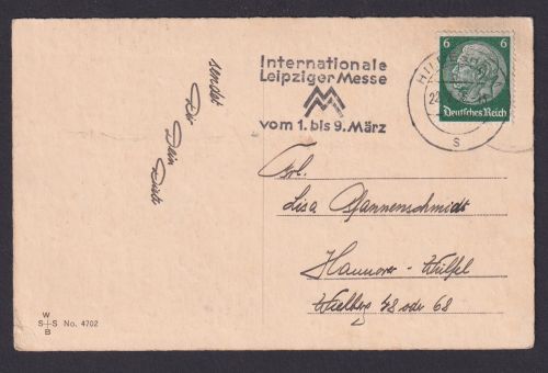Hildesheim Niedersachsen Deutsches Reich Ansichtskarte SST Internationale
