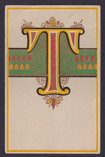 Jugendstil Ansichtskarte Künstlerkarte Schmuckkarte Prägekarte Goldauflage
