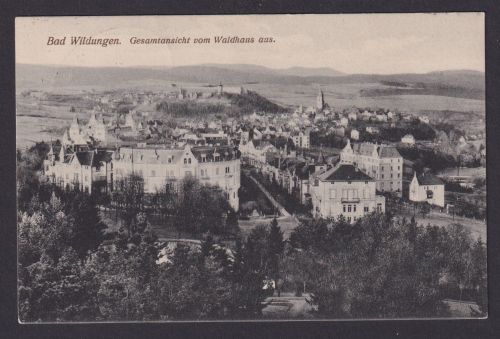 Ansichtskarte Bahnpost Bad Wildungen n. Corbach Zug 434Bad Wildungen Hessen