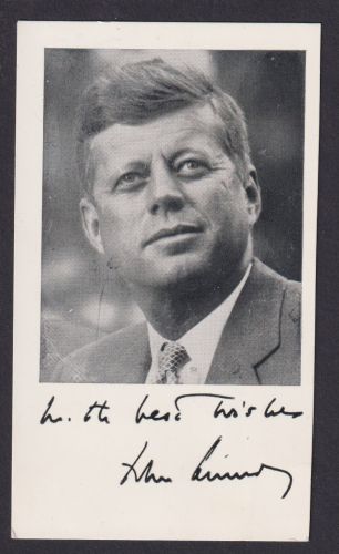 Fotokarte John F. Kennedy Amerikanische Präsident