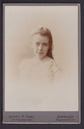 Original Fotoplatte Porträt Junge Damen Foto Gustav A. Abel i. Fa. Wunder Sohn