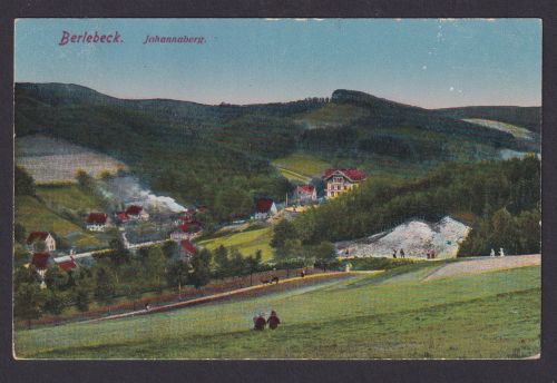 Ansichtskarte Berlebeck NRW bei Detmold Johannaberg n. Düsseldorf 26.05.1924