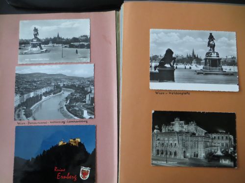 Ansichtskarten Sammlung Mappe Europa Topographie mit Österreich Italien Schweiz