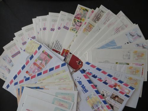 Australien tolle Sammlung von über 600 Briefen wohl aus ca. 1985-2003 dabei gute
