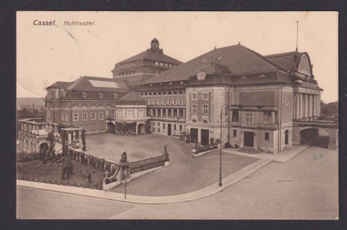 Ansichtskarte Cassel Kassel Hessen Hoftheater Kunst Kultur n. Ostercappelnb.