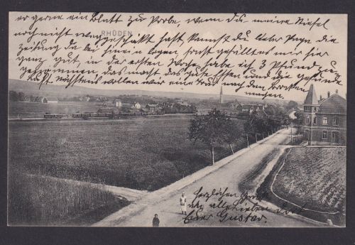 Ansichtskarte Rhüden Niedersachsen Harz ab Gross Rhüden n. Billwärder b. Hamburg