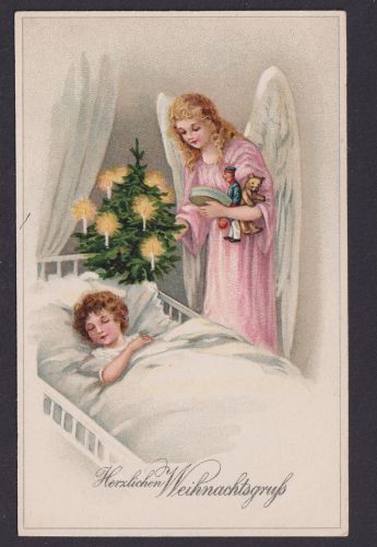 Weihnachten Ansichtskarte Künstlerkarte Weihnachtsgruß