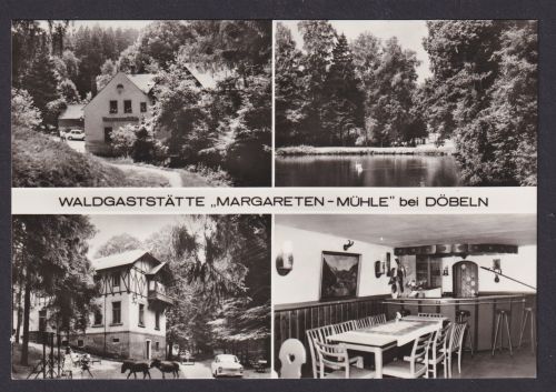 Ansichtskarte Döbeln Sachsen Gastronomie Waldgaststätte Margareten Mühle