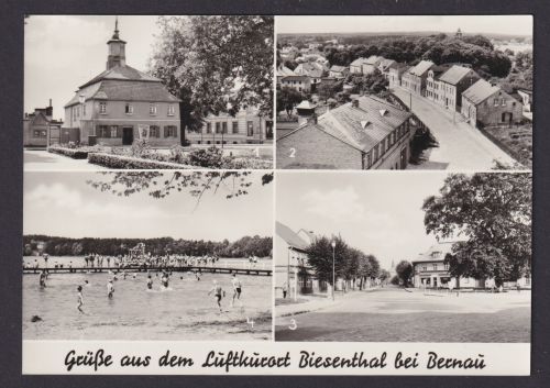 Ansichtskarte Biesenthal bei Bernau Brandenburg Gesundheit Erholung Luftkurort
