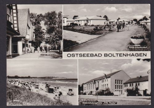 Ansichtskarte Boltenhagen Mecklenburg Vorpommern Ostseebad FDGB Urlauberdorf